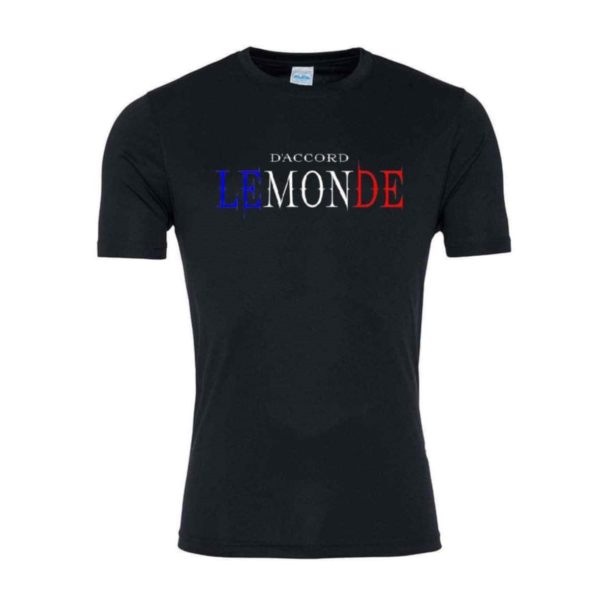 DLM Black Polyester T-shirt