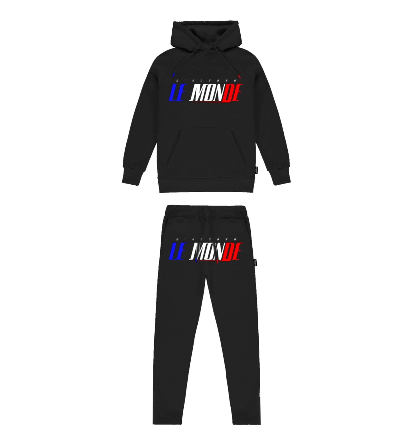 Black DLM Racer tracksuit