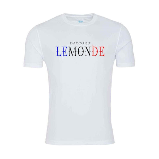 DLM White Polyester T-shirt